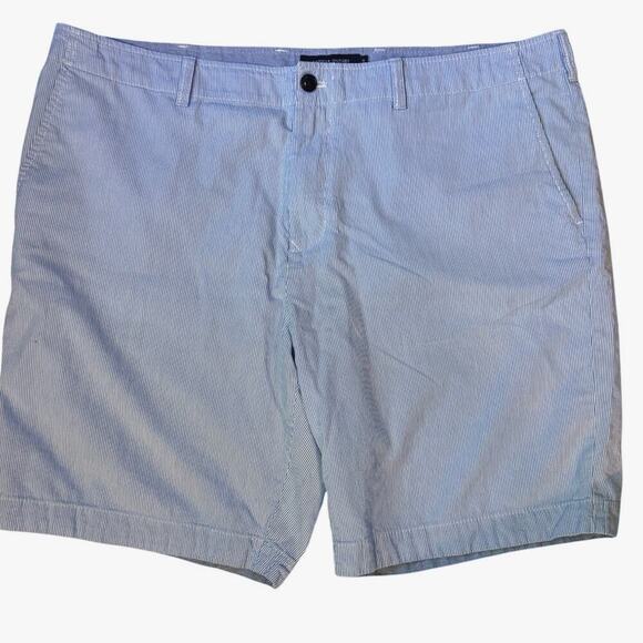 Tommy Hilfiger Other - Tommy Hilfiger Seersucker Shorts Blue & White Men's Size 38 Preppy Classic EUC